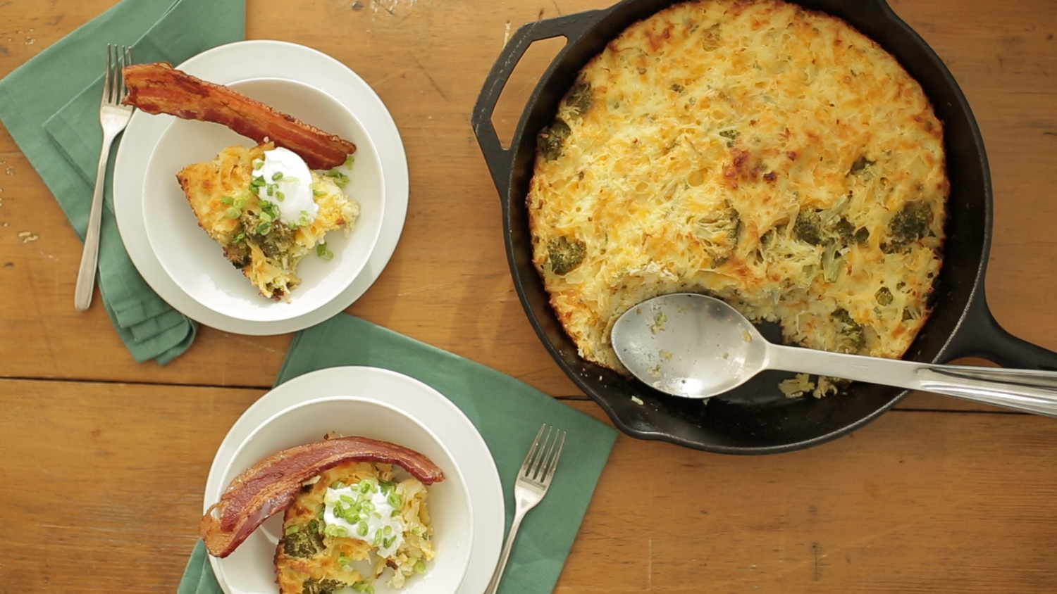 Video Cheesy Broccoli and Potato Casserole Martha Stewart